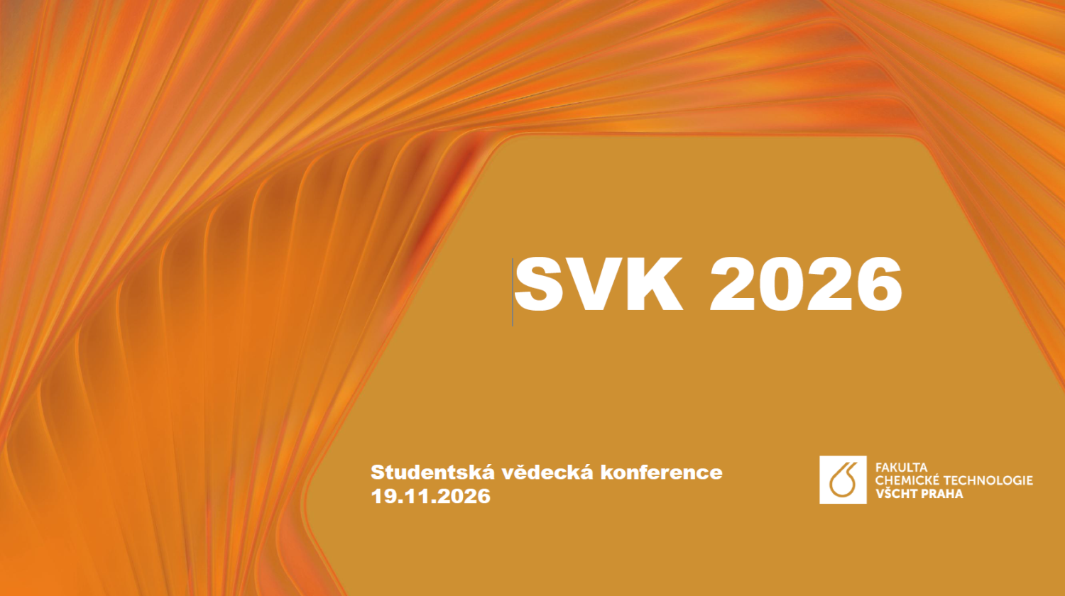 Podpořte Studentskou vědeckou konferenci na Ústavu organické technologie VŠCHT Praha